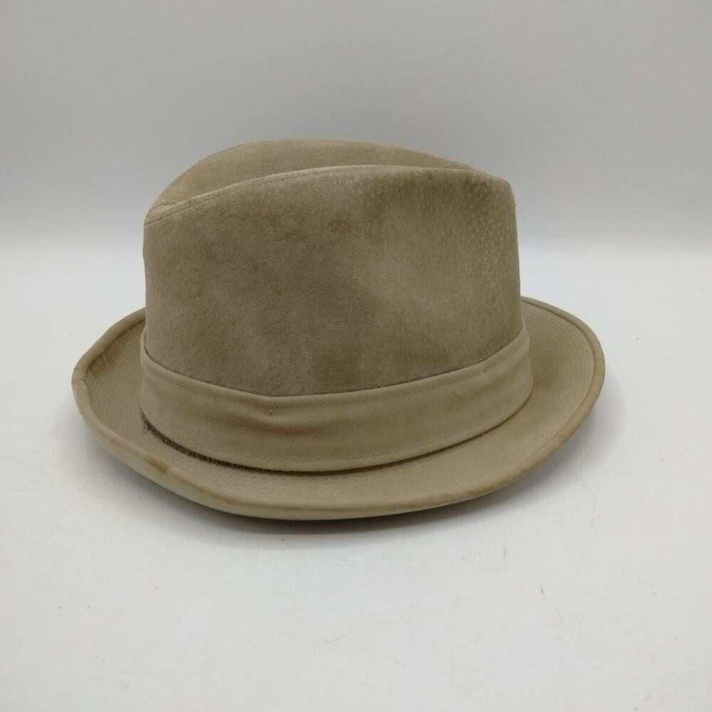 Vintage Resistol Men’s Fedora Dark Brown Self Conforming Hat Size 6 7/8